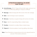 How to Use Citrus Relief Essential Oil Blend