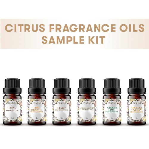 6 Citrus Fragrance Oils Sample Kit - 10 Ml Each