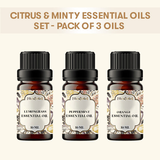 Citrus and Minty Essential Oils Set pack
