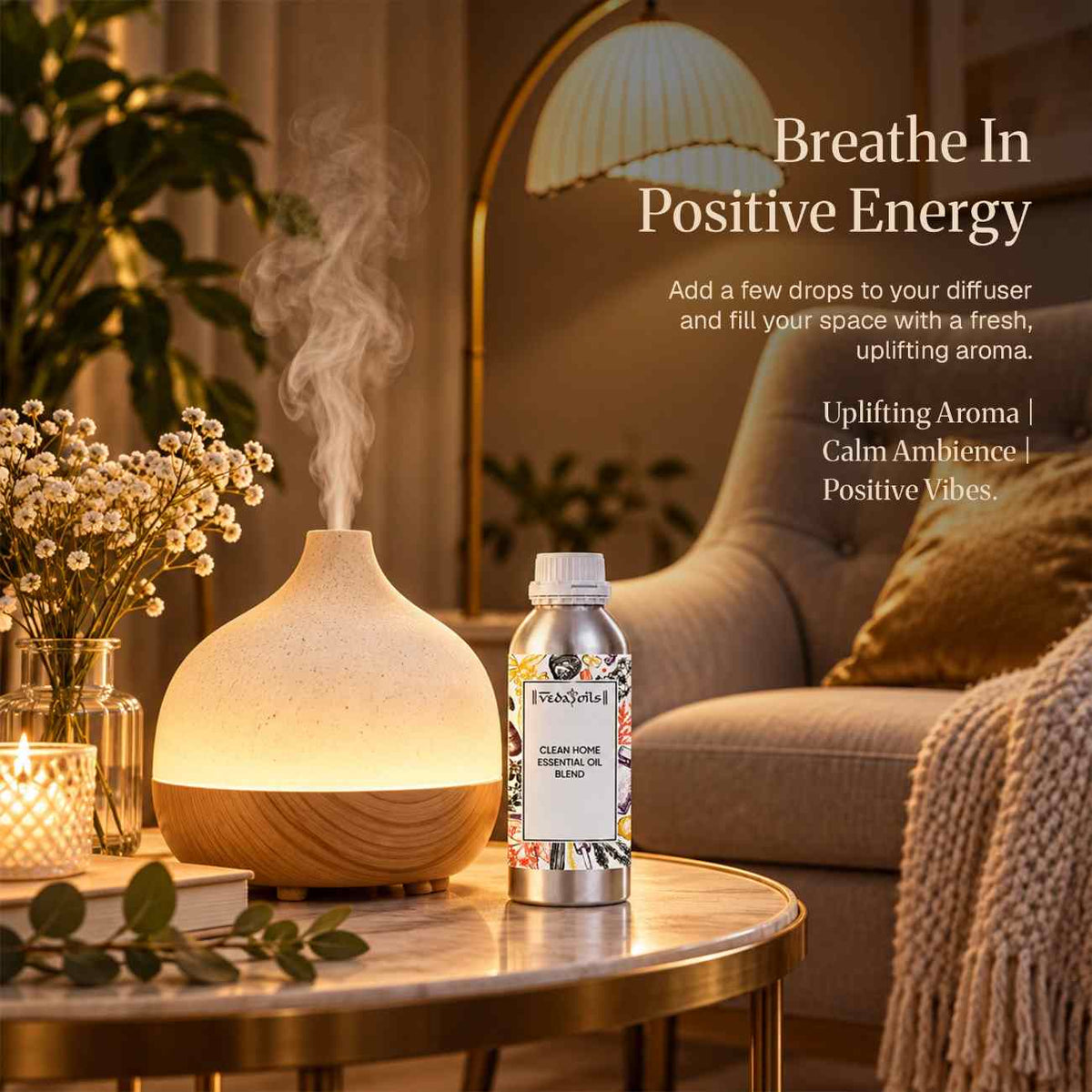 Clean Home Oil Blend used in diffuser