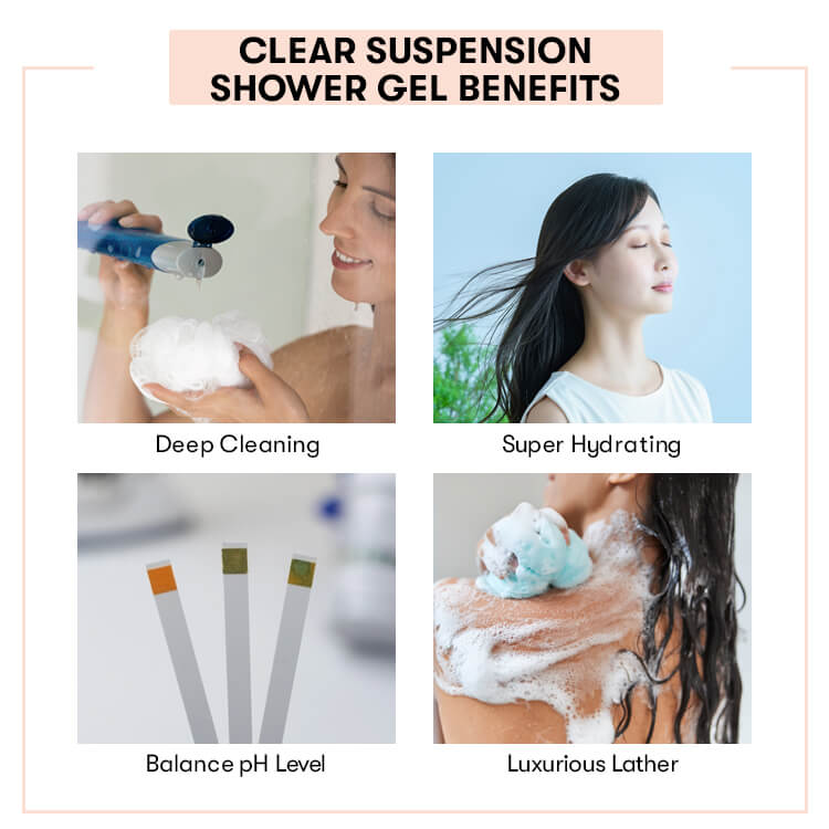 Clear Suspension Shower Gel Base Benefits