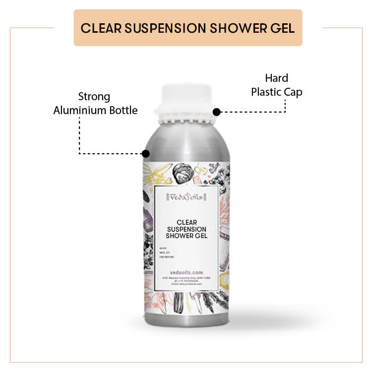 Clear Suspension Shower Gel Base Packaging
