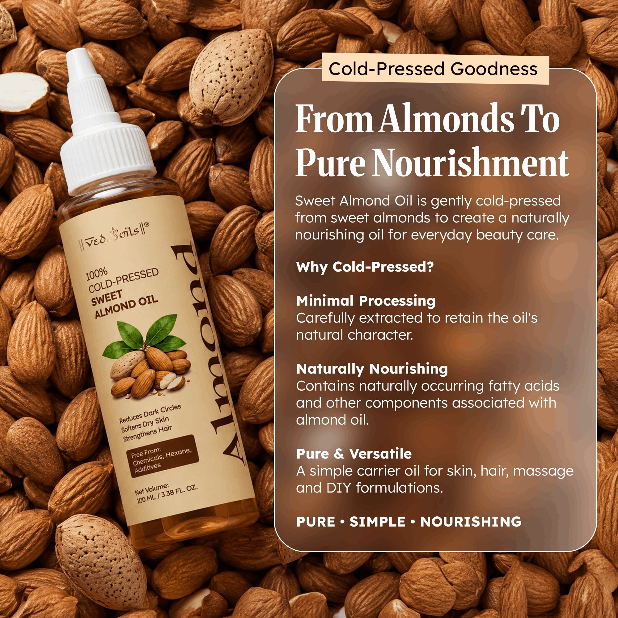 Cold Pressed Sweet Almond Oil 