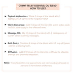 How to Use Cramp Relief Essential Oil Blend