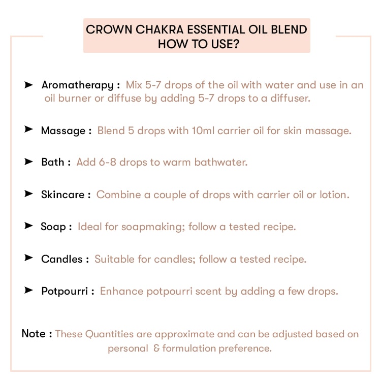 How to Use Crown Chakra Essential Oil Blend