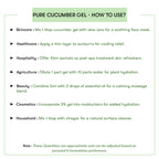 How to Use Cucumber Gel