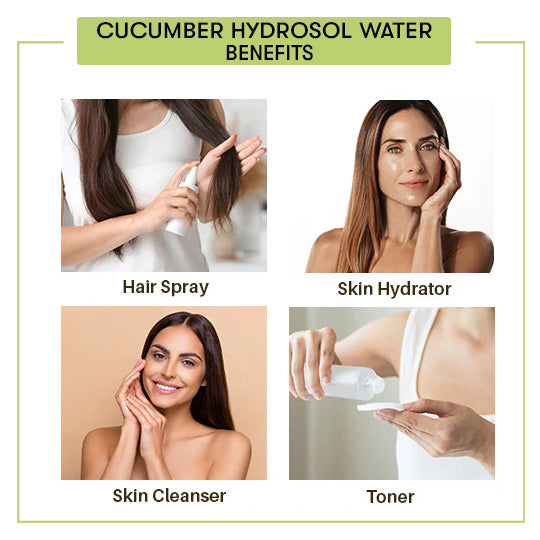 Benefits of Cucumber hydrosol water