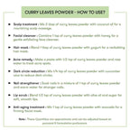 How to use Curry Leaves Powder