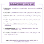 How to Use Cyclomethicone