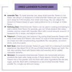 Dried Lavender Flower Uses