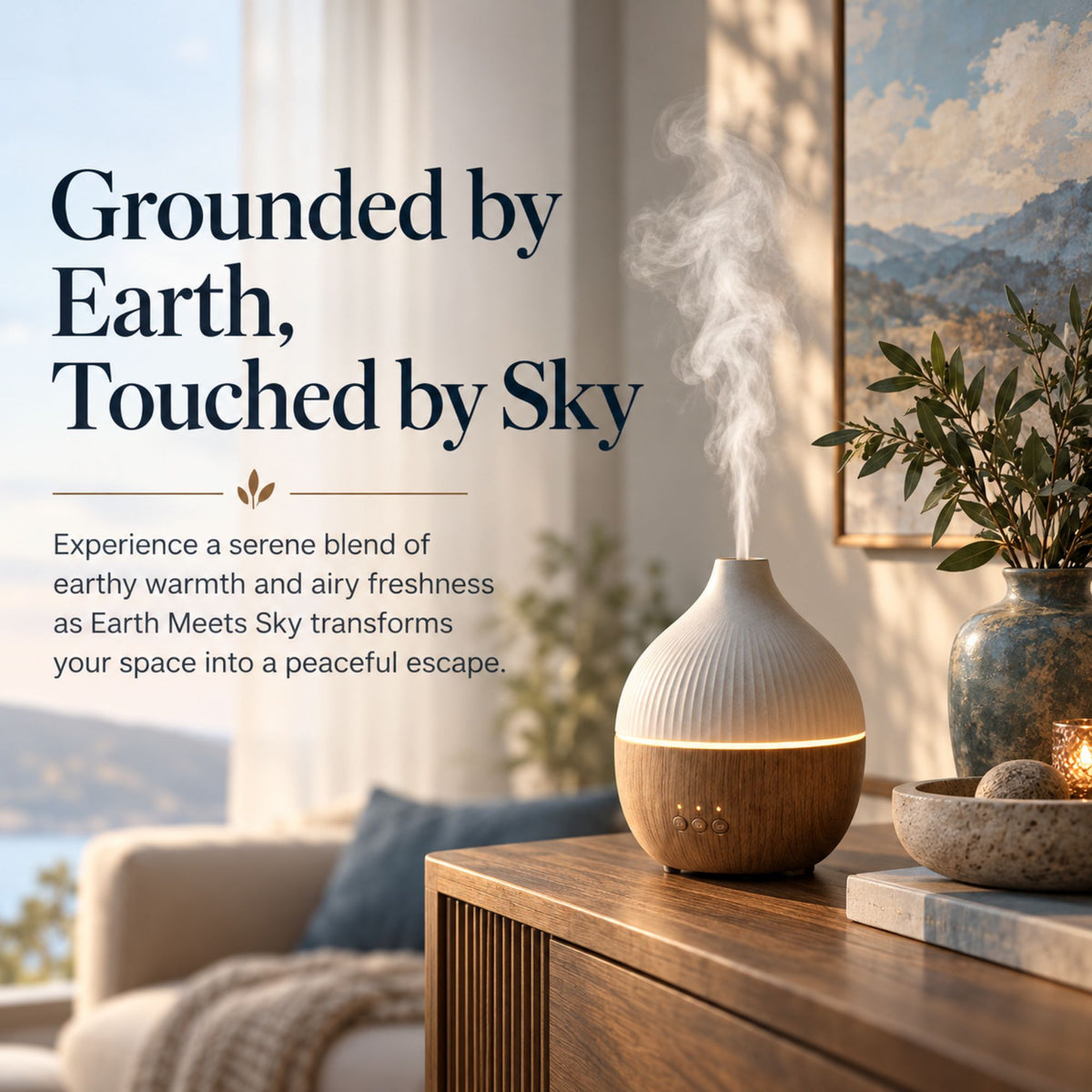 Earth Meets Sky Fragrance Oil For Room Diffuser