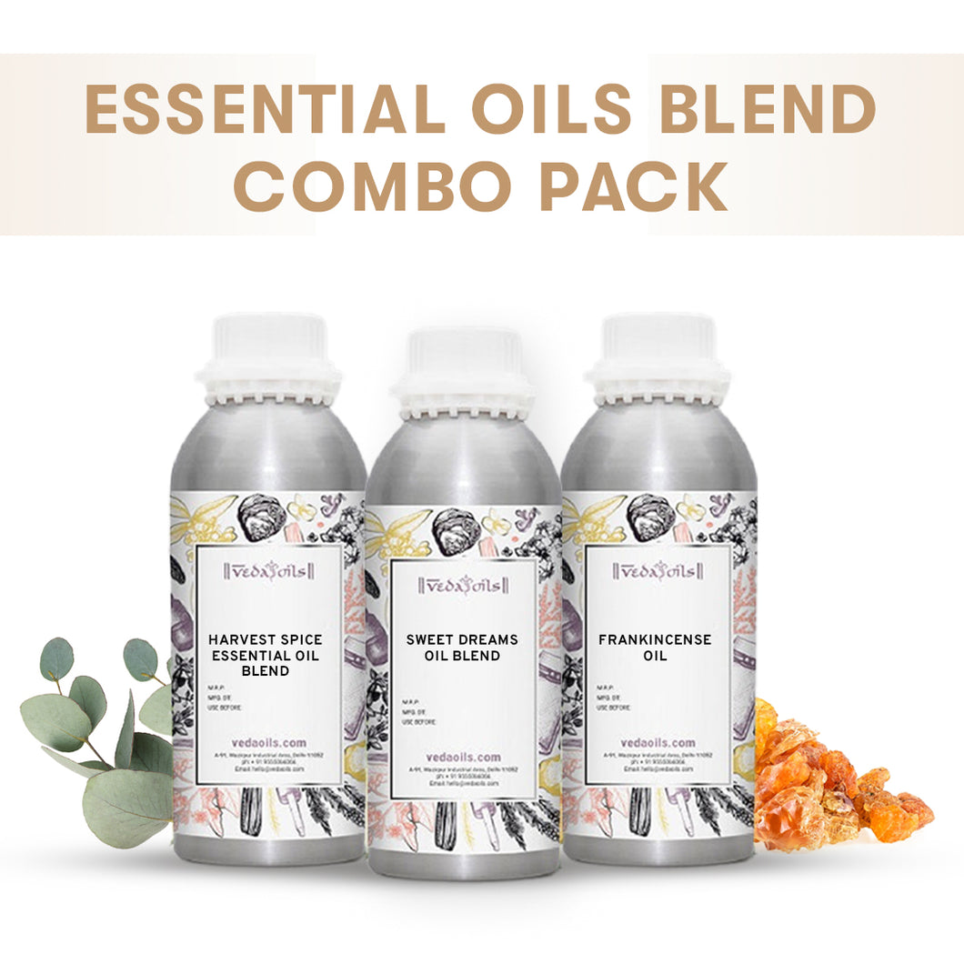 Essential Oils Blend Combo Pack - Box of 3 ( Customizable - 100 Gm Each )
