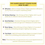 How to use Five Guards Immunity Synergy Blend