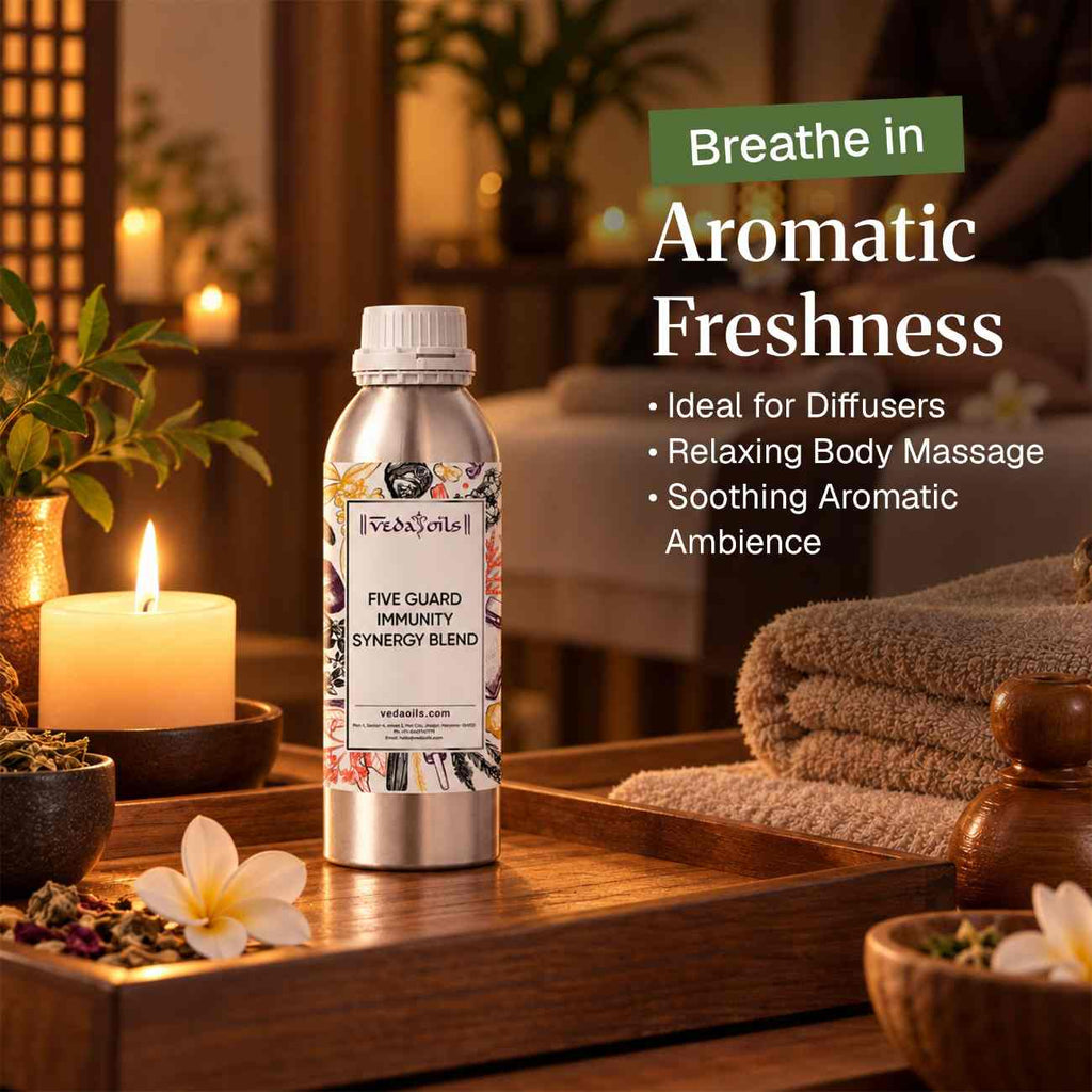 Five Guards Immunity Synergy Blend used in diffuser