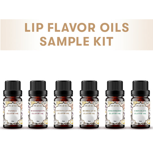 6 Lip Flavour Oil Sample Kit - 10 Ml Each