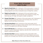 How to Use Flax Seed Powder