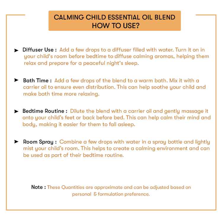 How to use Calming Child Essential Oil Blend