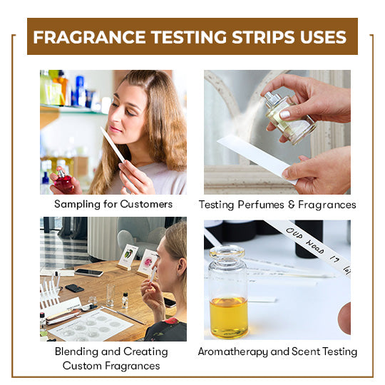 Fragrance Testing Strips size uses