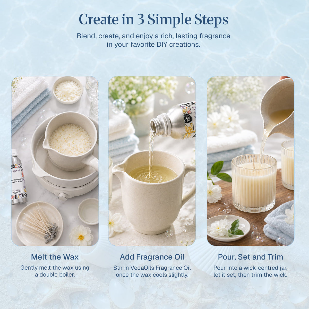 Fresh Laundry Fragrance Oil in candle making
