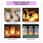 Frosted Candle Jars 100 Ml  Benefits