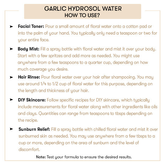Garlic Hydrosol