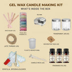 Gel Wax Candle Making Kit Ingredients