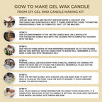 Gel Wax Candle Making Kit Uses