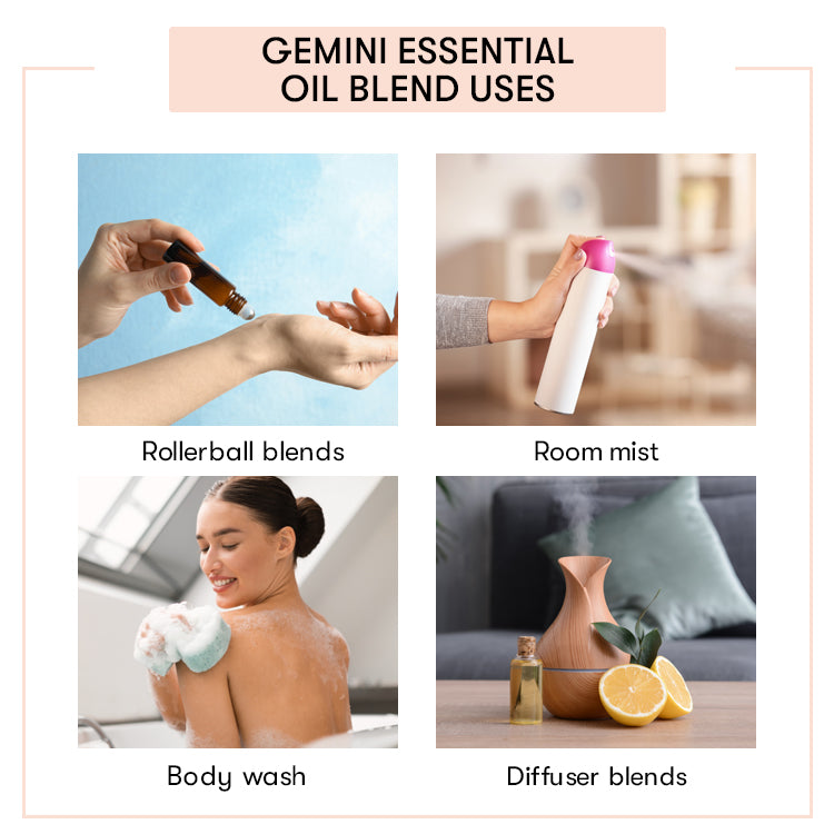 Gemini Essential Oil Blend Uses