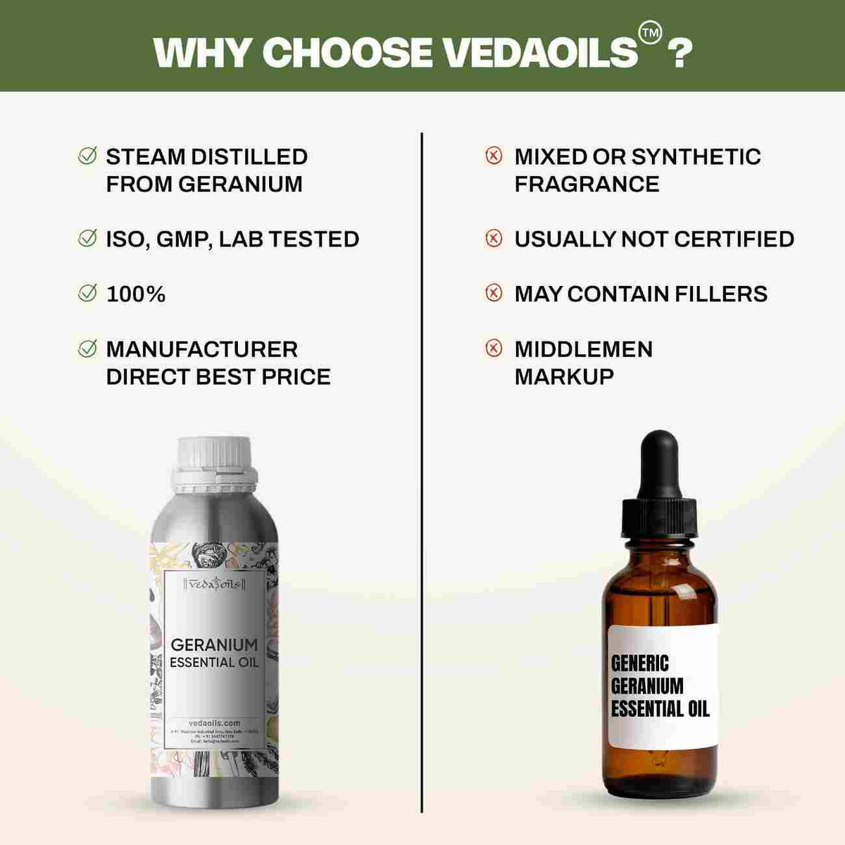 Geranium Essential Oil vedaoils