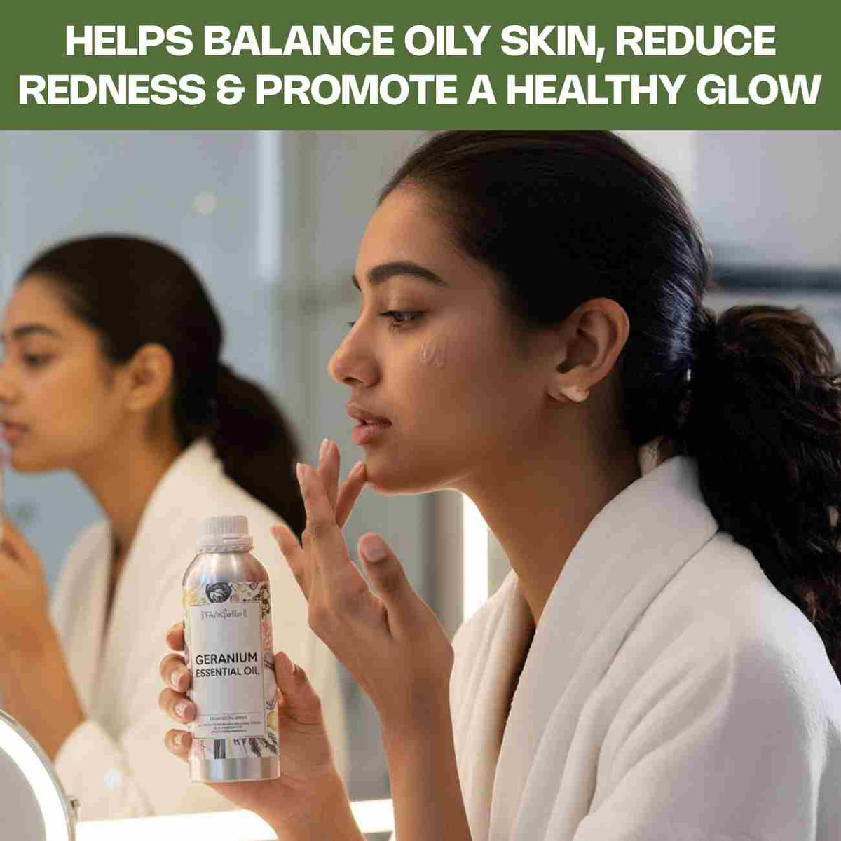 Geranium Essential Oil for oily skin
