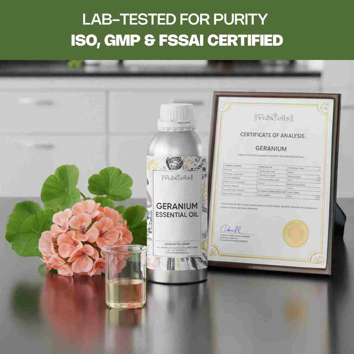 Geranium Essential Oil lab tested