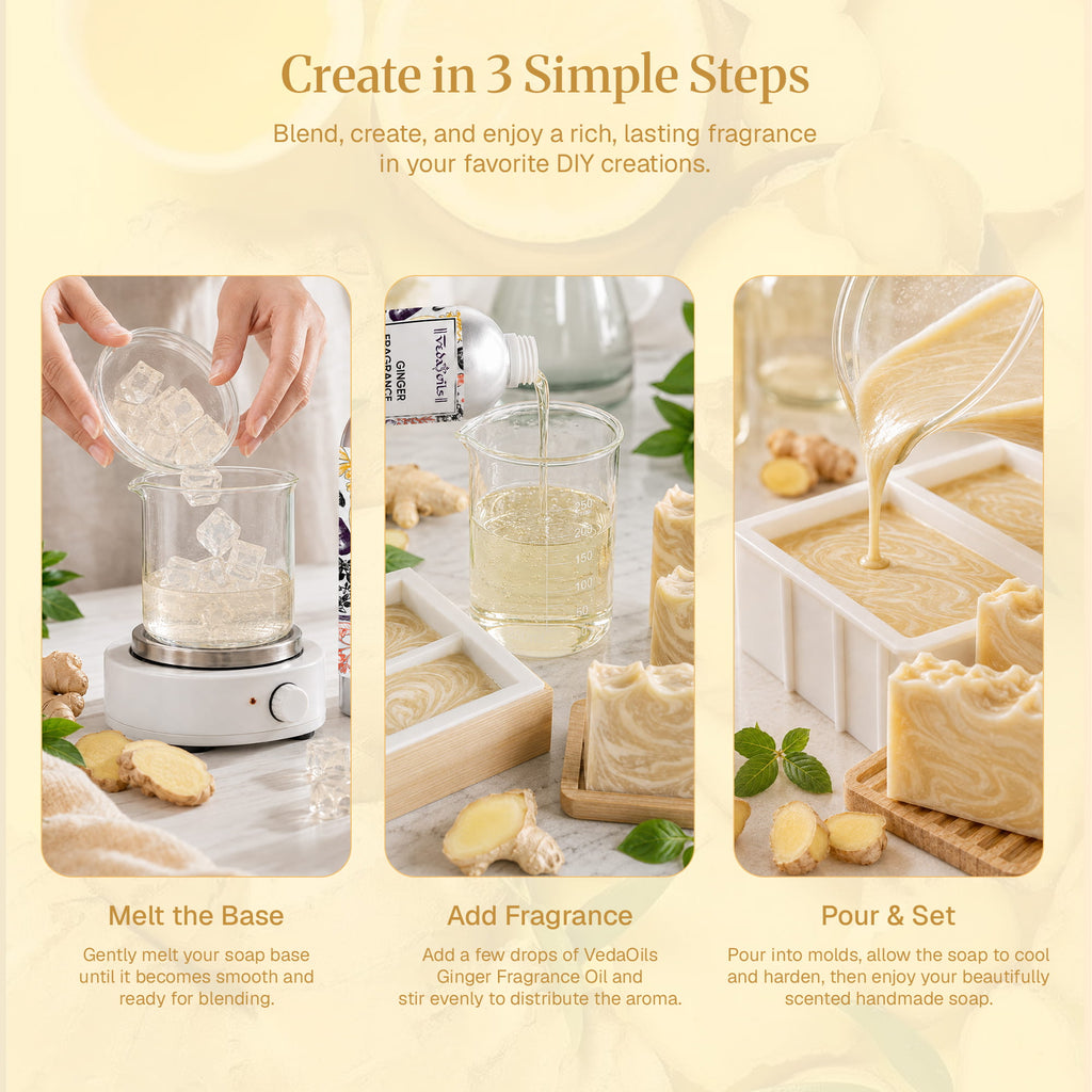 Ginger Fragrance Oil in soap making