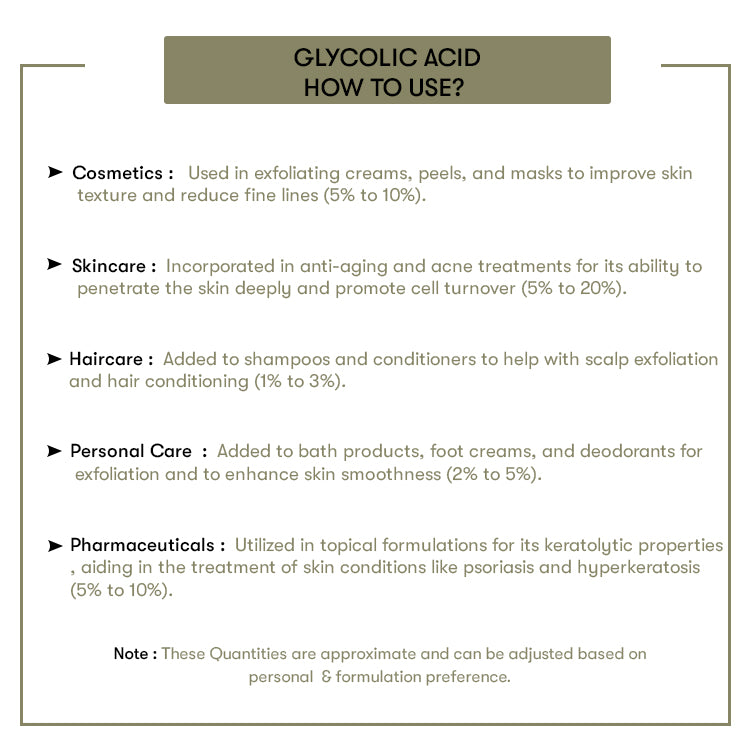 How to Use Glycolic Acid