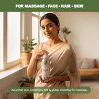 Grapeseed Oil bottle hair skin