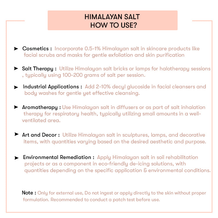 How to USe Himalayan Salt