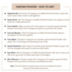 How to use Haritaki Powder