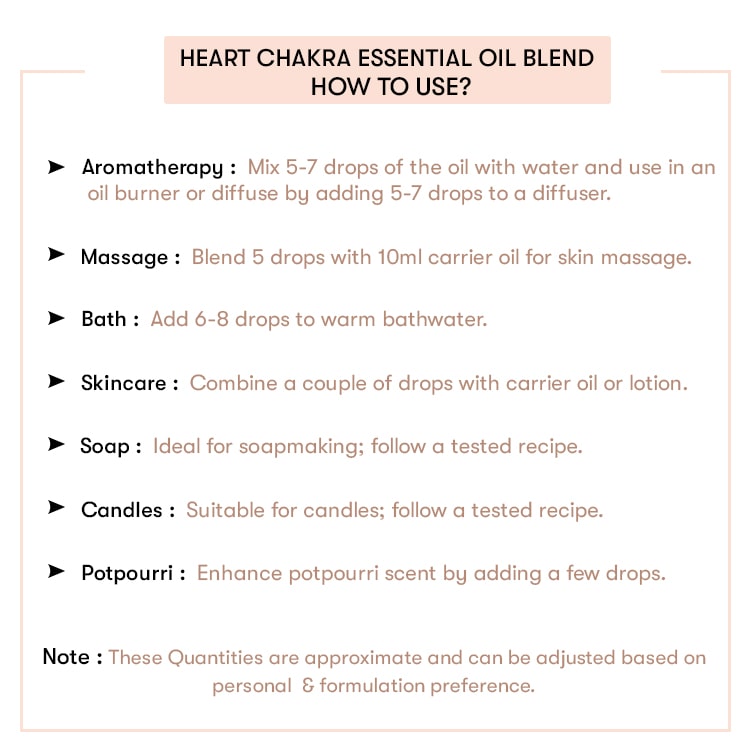 How to Use Heart Chakra Essential Oil Blend