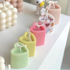 Heart Pillar Polycarbonate Candle Mold