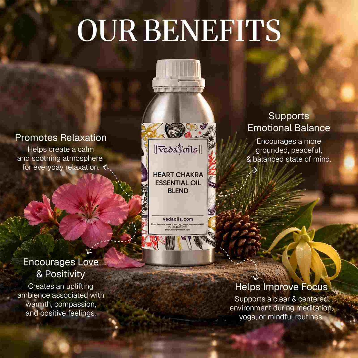 Heart Chakra Essential Oil Blend