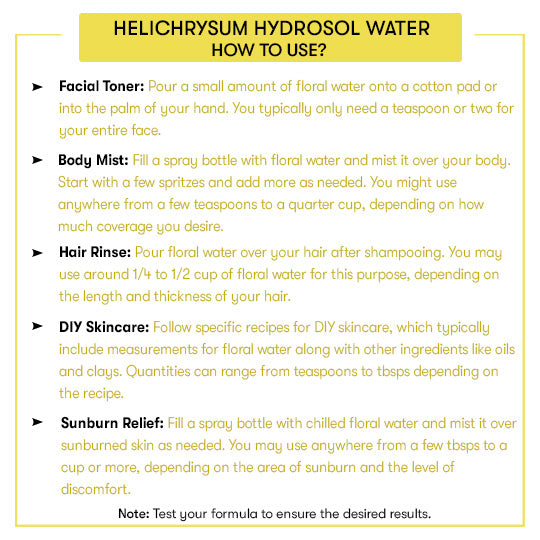 Helichrysum Hydrosol