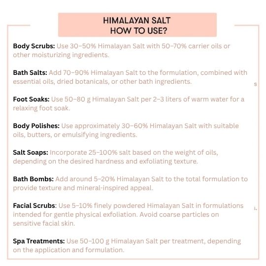how to use Himalayan Salt