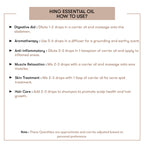 how to use Hing Essential Oil