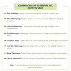 Hoe to Use Cinnamon Leaf Essential Oil