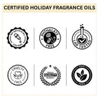 Certified 5 Holiday Fragrance Oils Sample Kit 