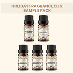 5 Holiday Fragrance Oils Sample Kit 