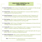 How to Use Holy Basil Essential Oil