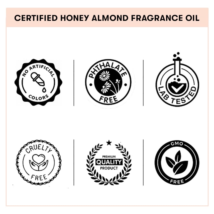 Certfied Honey Almond Fragrance Oil