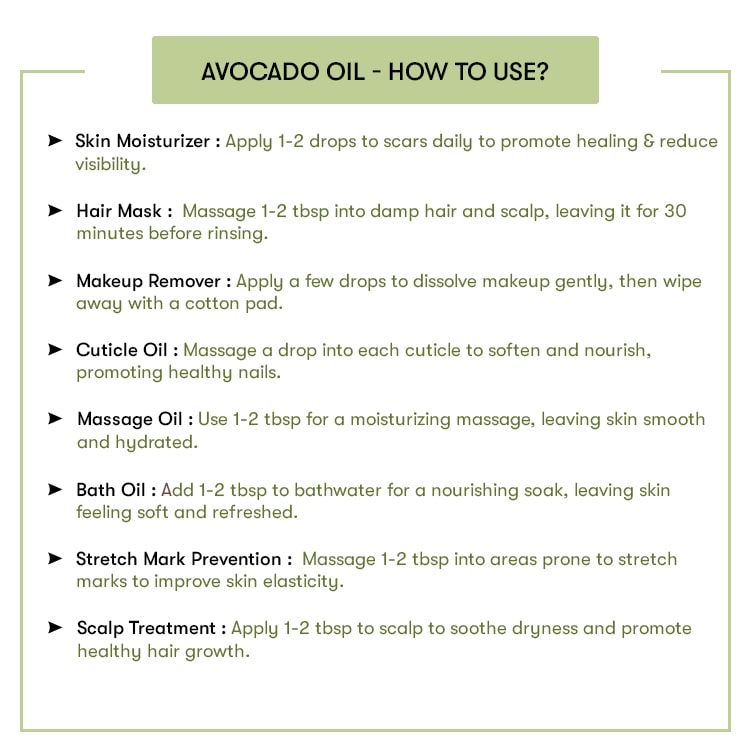 How to Use Avocado Oil
