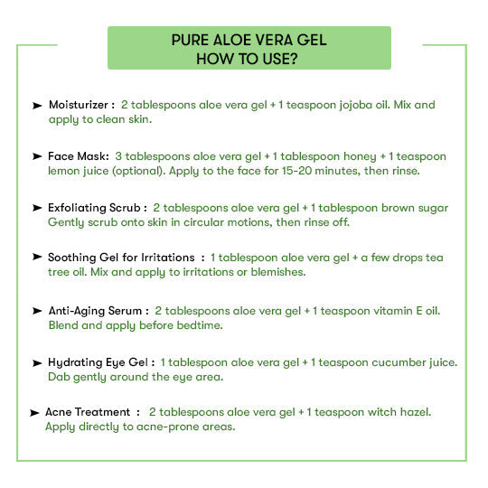 Aloe Vera Gel + Rose Water  - Combo Pack