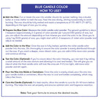 Blue Candle Color